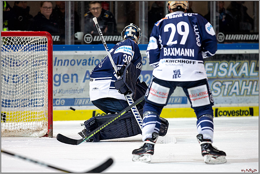 DEL; Iserlohn Roosters - Koelner Haie; Iserlohn, 28.02.2020